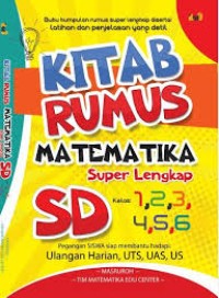 KITAB RUMUS MATEMATIKA SUPER LENGKAP 1, 2, 3, 4, 5, 6