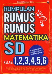 KUMPULAN RUMUS RUMUS MATEMATIKA SD