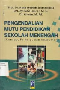 Image of PENGENDALIAN MUTU PENDIDIKAN SEKOLAH MENENGAH
