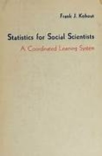 STATISTICS FOR SOCIAL SCIENTISTS